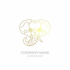Animal Nature Farm Agriculture Business Company Stock Vector Logo Design Black Gold Template