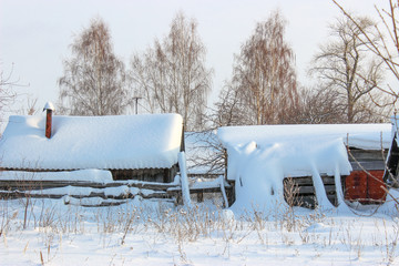 Winter's tale in the village