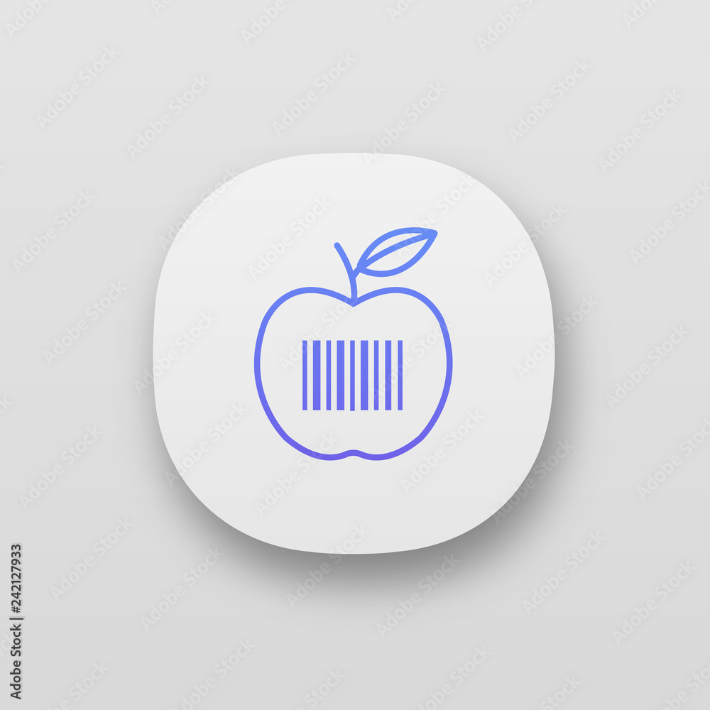 Canvas Prints Product barcode app icon