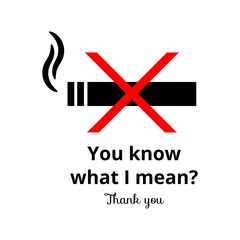 No smoking sign, symbol, icon, vector