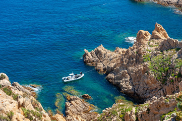 Obraz premium Rocky coast at the Cap Taillat