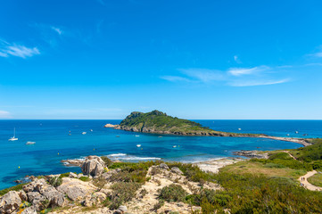 Landscape with view to the Cap Taillat