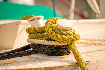 knot of a mooring line