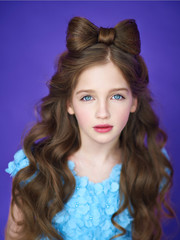 portrait of the beautiful child