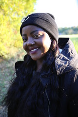 Fototapeta Dunkle Haut - Esther aus Kenia obraz