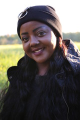 Dunkle Haut - Esther aus Kenia - obrazy, fototapety, plakaty