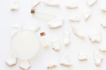 Coconut spa wellness natural skin care concept