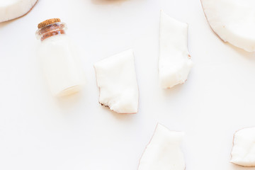 Coconut spa wellness natural skin care concept