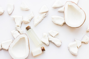 Coconut spa wellness natural skin care concept