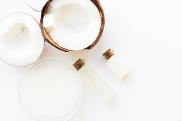 Coconut spa wellness natural skin care concept