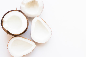 Coconut spa wellness natural skin care concept