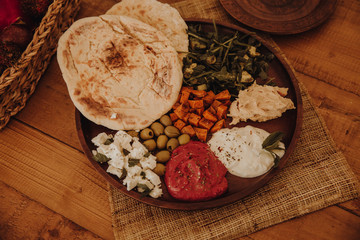 Vorspeisen Platte arabisch