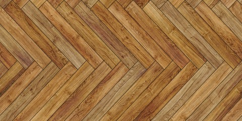 Seamless wood parquet texture horizontal herringbone brown