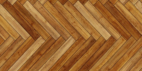 Seamless wood parquet texture horizontal herringbone brown