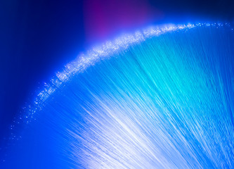 Fiber optics lights abstract background