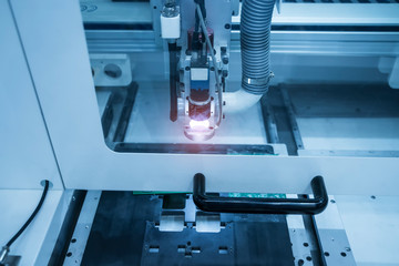 Robotic vision sensor camera system in intellegence factory