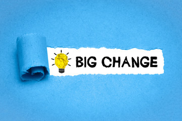Big change