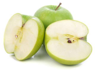 Green Apple Isolated on White Background
