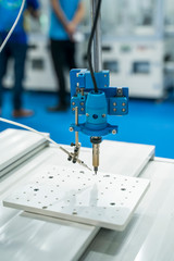 soldering iron tips of robotic system for automatic point soldering for printed and assembly...