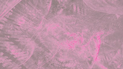 Fototapeta premium Farbiger Hintergrund mit faseriger Struktur - Rose und Grau