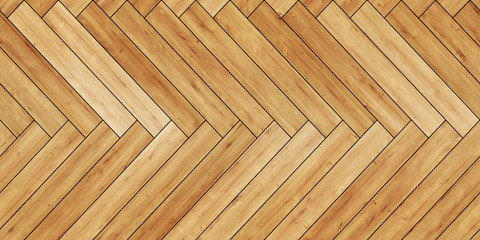 Seamless wood parquet texture horizontal herringbone light brown