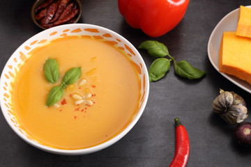 Pumpkin soup.