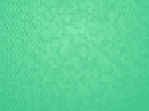 Green Hexagon Texture