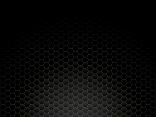 black metal hexagon background