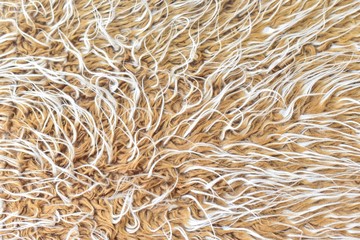 Brown Fluffy Fabric Decorative Pillow Texture