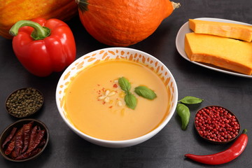 Pumpkin soup.