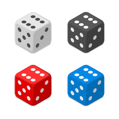Dice icon set.