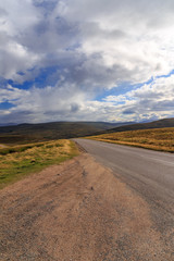 Highway through the Cairngorms