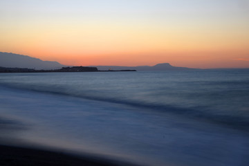 Fototapeta na wymiar Abend bei Rethimnon, Kreta