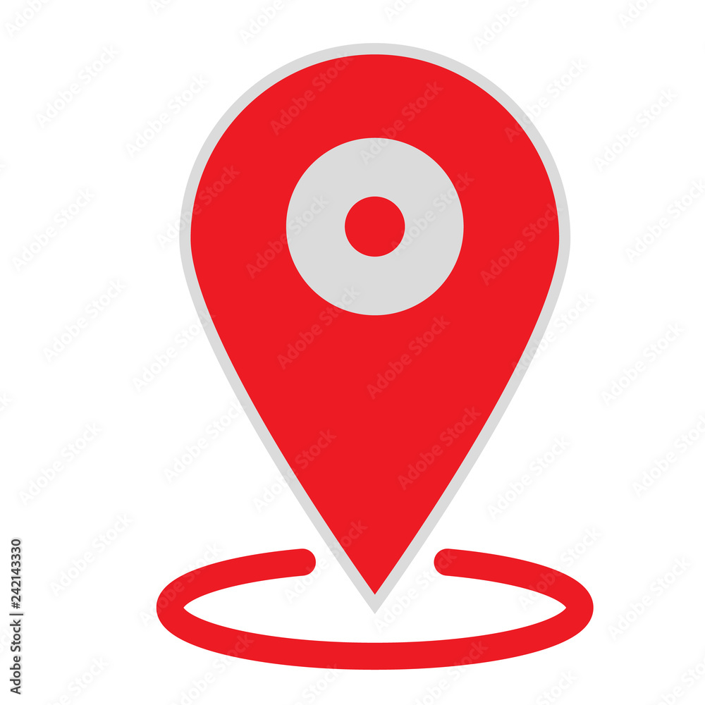 Poster location map icon on white background. flat style. location map icon for your web site design, logo,