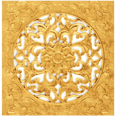 Gilded stucco, collection gold cartouch