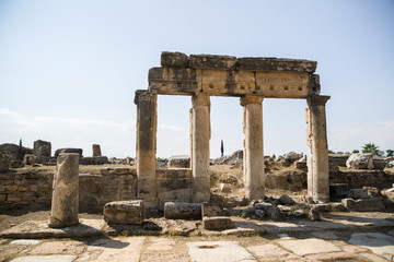 Fototapeta premium Denizli Pamukkale Hierapolis Ancient City