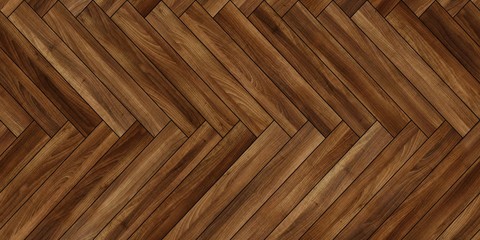 Seamless wood parquet texture horizontal herringbone brown
