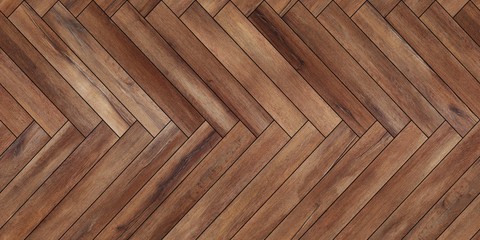 Seamless wood parquet texture horizontal herringbone brown