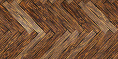 Seamless wood parquet texture horizontal herringbone brown