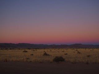 sunset namib desert