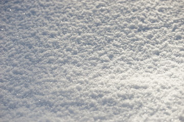 Snow close up.