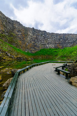 The Asbyrgi canyon