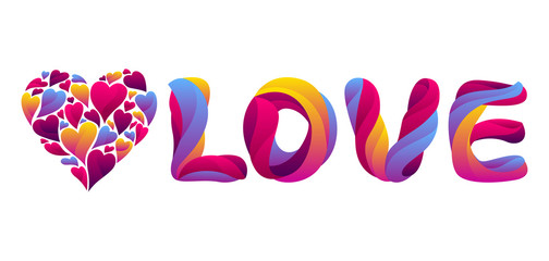 Happy Valentine Day greeting card.