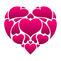 Happy Valentine Day greeting card.