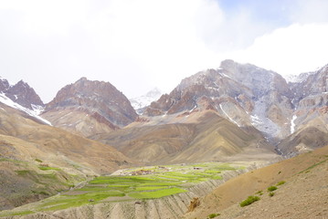 インド ラダック ザンスカール 山 風景