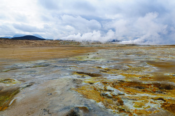 The hot springs in Hverarond