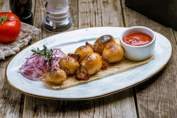baked mini potatoes