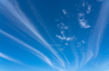 clear blue sky in sunny day