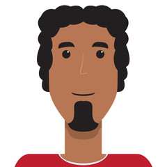 Isolated male avatar portrait. Vector illustration design