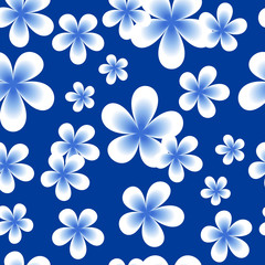 Obraz premium Elegant seamless pattern with hand drawn decorative flowers, design elements. Floral pattern for wedding invitations, cards, wallpaper, scrapbooking, printing, gift wrapping, manufacturing. 